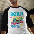 Born In The 80's But 90's Made Me Nostalgia Cassette Tape Premium Tri-Blend Baseball Raglan Shirt