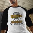 Boys Basketball Senior Class Of 2021 Teenage Graduation Baseball Raglan Shirt