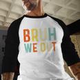 Bruh We Out 3rd Graders Third Grade Graduation Baseball Raglan Shirt