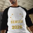 Bruh I'm A Senior Class Of 2026 Graduation School Baseball Raglan Shirt