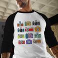 Camera Hand Drawn Old Nostalgia Retro Lens Styles Baseball Raglan Shirt Camera Hand Drawn Old Nostalgia Retro Lens Styles Baseball Raglan Shirt