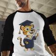 Cheetah Graduation Cute Kindergarten Elementary High School Baseball Raglan Shirt