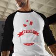 I Chose The Psycho Path School Graduation Baseball Raglan Shirt