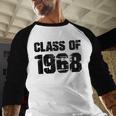 Class Of 1968 High School College Graduation Reunion Baseball Raglan Shirt