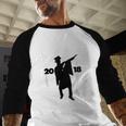 Class Of 2018 Dabbing Graduations Shirt-High School Grad Tee Baseball Raglan Shirt