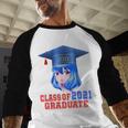 Class Of 2021 Graduate Kawaii Anime Girl School Graduation Baseball Raglan Shirt