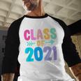 Class Of 2021 Graduation Grow With Me Baseball Raglan Shirt