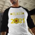 Class Of 2021 Senior Graduation Sunflower Baseball Raglan Shirt