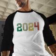 Class Of 2024 College High School Graduation Baseball Raglan Shirt