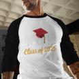 Class Of 2025 Graduation Hashtag DONE Graduate Baseball Raglan Shirt