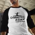 Class Of 2025 Gymnastics Mom Senior Gymnast Graduation Baseball Raglan Shirt