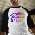 Class Of 2025 Mastered It College Masters Degree Graduation Baseball Raglan Shirt