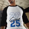 Class Of 2025 Senior Graduation 2025 Blue Baseball Raglan Shirt