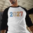 Class Of 2027 Graduate Shirts For Men Women Graduation Retro Baseball Raglan Shirt