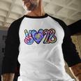 Class Of 2028 Shirt Tie Dye Senior Graduation Class Reunion Baseball Raglan Shirt