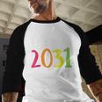 Class Of 2031 Kindergarten Graduation Back To School T-Shirt Baseball Raglan Shirt