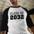 Class Of 2032 Future Graduation Vintage T-Shirt Baseball Raglan Shirt