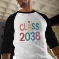 Class Of 2038 Pre K Graduate Preschool Graduation Baseball Raglan Shirt
