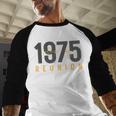 Classic Retro Vintage Class Of 1975 Reunion 50th Graduation Baseball Raglan Shirt