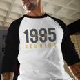 Classic Retro Vintage Class Of 1995 Reunion 30th Graduation Baseball Raglan Shirt