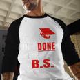 College GraduationShirt Senior Finally Done Baseball Raglan Shirt