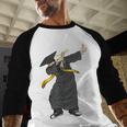 Cool Graduation Dab Dabbing Senior 2019 Grad Baseball Raglan Shirt