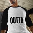 Cool Straight Outta Divinity School Graduation Shirt Baseball Raglan Shirt