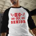 Cross Country Senior Night Senior 2025 Graduation Party 5 Baseball Raglan Shirt