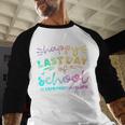 Custodian Life Graduation Day Last Day Of School Tie Dye Baseball Raglan Shirt