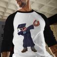 Cute Dabbing Kid Elementary School Graduation Baseball Baseball Raglan Shirt