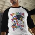Dabbing 2nd Grade Unicorn Graduation Class Of 2021 Nailed It Baseball Raglan Shirt