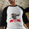 Dabbing Graduation Class Of 2018 Women Baseball Raglan Shirt