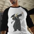 Dabbing Graduation Class Of 2024 Men Graduation Baseball Raglan Shirt