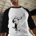 Dabbing Graduation Class Of 2025 Men Graduation Baseball Raglan Shirt