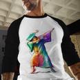 Dabbing Graduation Women Baseball Raglan Shirt