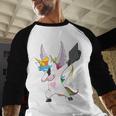 Dabbing Unicorn Graduation Class Of 2019 Women Baseball Raglan Shirt