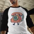 Dial It Back Retro Tech Nostalgia Vintage Premium Tri-Blend Baseball Raglan Shirt