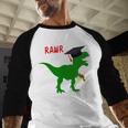 Dinosaur Rawr Diploma Graduate Graduation Baseball Raglan Shirt