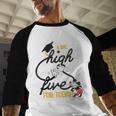 Disney Mickey Mouse A Big High Five For Today Graduation Baseball Raglan Shirt