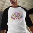 Doctor Of Physical Therapy Therapist DPT Graduation Rainbow Baseball Raglan Shirt