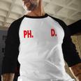 Doctorate PhinisheD PhD Graduation Premium Baseball Raglan Shirt