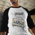 Dreams Of Music Mixtapes Retro Cassette Lifestyle Nostalgia Premium Tri-Blend Baseball Raglan Shirt