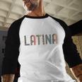 Educated Latina Proud Graduate Latinas Pride Graduation Baseball Raglan Shirt