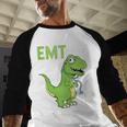 EMT Rex Paramedic Graduation Firefighter Baseball Raglan Shirt