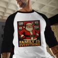 Family Christmas Retro Santa Holiday Nostalgia Vibes Baseball Raglan Shirt Family Christmas Retro Santa Holiday Nostalgia Vibes Baseball Raglan Shirt