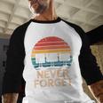 Floppy VHS Cassette Never Forget Retro 80s 90s Nostalgia Baseball Raglan Shirt