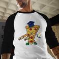 Flossing Pizza Dairy OIT For Dairy OIT Graduation Baseball Raglan Shirt