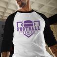Football Senior Night Football Senior 2025 Graduation 36 Baseball Raglan Shirt