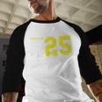 Football Senior Night Football Senior 2025 Graduation 55 Baseball Raglan Shirt