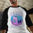 Never Forget Retro 80s 90s Nostalgia Baseball Raglan Shirt